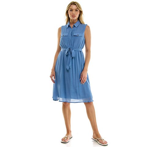 Женские платья Luxology Women's Luxology Midi Shirt Dress