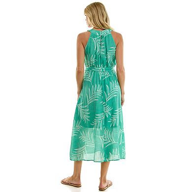 Women's Luxology Halter Trim Midi Dress