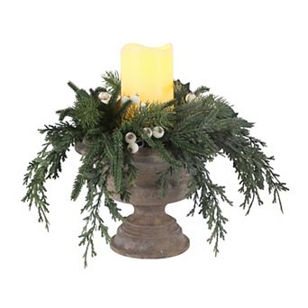 St. Nicholas Square® LED Berry Botanical in Pedestal