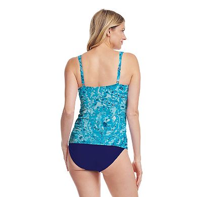 Women's Mazu Swim Wrap Front Underwire Tankini Top