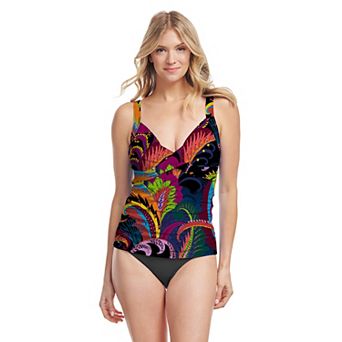 Women's Mazu Swim Wrap Front Underwire Tankini Top