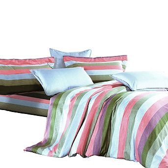 7 pc Bedding Set Bed in a Bag Combo, Comforter Sheet Set with Pillowcases