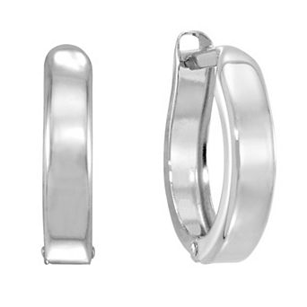 GOLD LUXE® 10k High Polished Petite Round Huggie Hoop Earrings