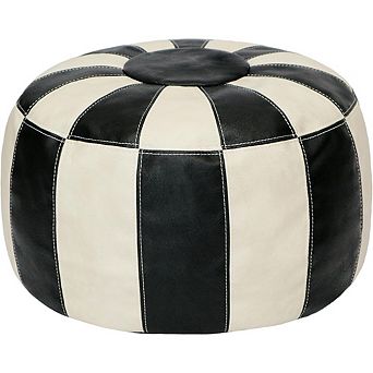 Moroccan Unstuffed Ottoman Pouf Cover Storage Footrest Bean Bag Chair
