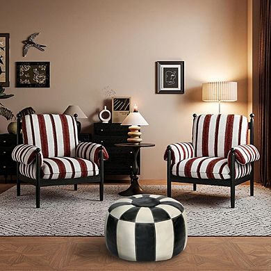 Moroccan Unstuffed Ottoman Pouf Cover Storage Footrest Bean Bag Chair