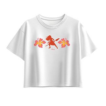 Girls 7-16 Disney's Moana Floral Boxy Tee