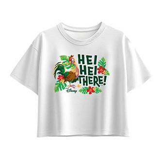 Girls 7-16 Disney's Moana Hei Hei There! Boxy Tee