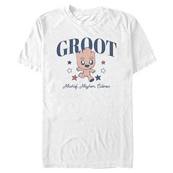 Big & Tall Marvel Groot Americana Graphic Tee