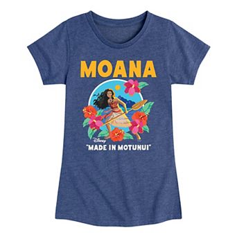 Girls 7-16 Disney's Moana "Made In Motunui" Graphic Tee