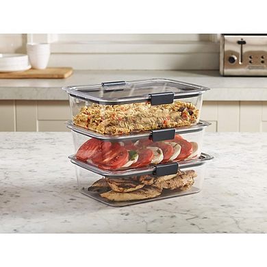 Large Food Storage Containers Set, Airtight Leak-Proof, Clear