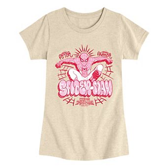 Girls 7-16 Marvel Spider-Man Brand New Day Graffiti Graphic Tee