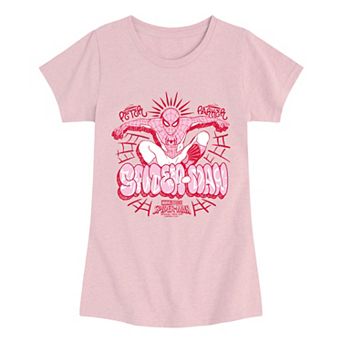 Girls 7-16 Marvel Spider-Man Brand New Day Graffiti Graphic Tee