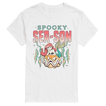 Big & Tall Disney Princess Ariel Spooky Sea-Son Graphic Tee