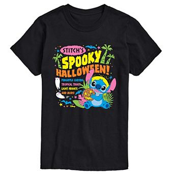 Big & Tall Disney's Lilo & Stitch “Stitch's Spooky Halloween” Graphic Tee