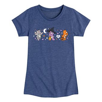 Girls 7-16 Care Bears Halloween Trio Graphic Tee