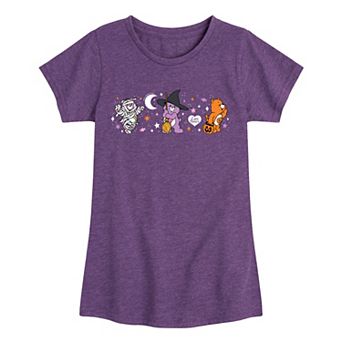 Girls 7-16 Care Bears Halloween Trio Graphic Tee