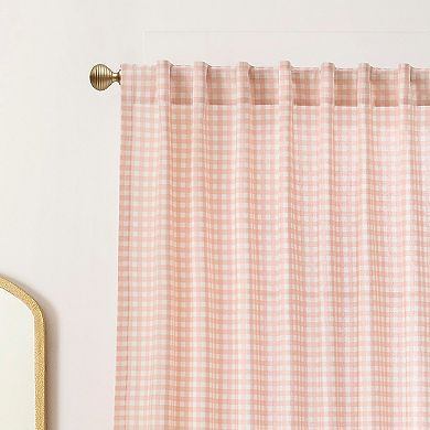 Peri Picnic 2-Piece Curtain Panel Pair & Tote Bag Set