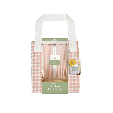 Peri Picnic 2-Piece Curtain Panel Pair & Tote Bag Set