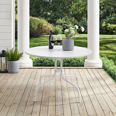 Crosley Outdoor 39-Inch Round Retro Outdoor Dining Table