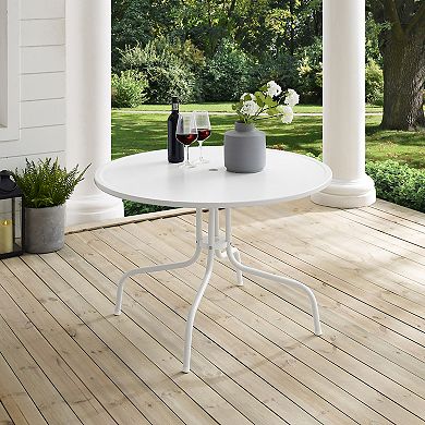 Crosley Outdoor 39-Inch Round Retro Outdoor Dining Table