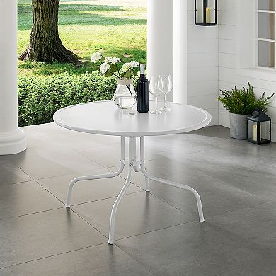 Crosley Outdoor 39-Inch Round Retro Outdoor Dining Table