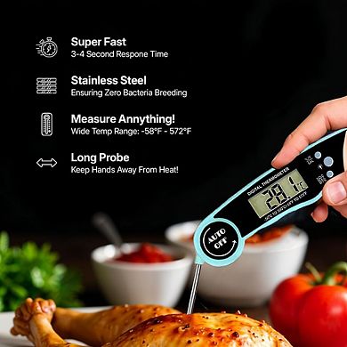Meat Thermometer Digital Instant Read for Cooking and Grilling