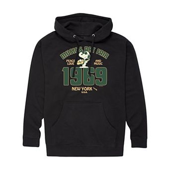 Big & Tall Peanuts Music & Art Fair 1969 Graphic Hoodie