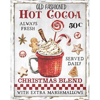 Old Fashioned Hot Cocoa Wall Decor