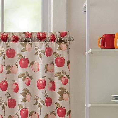 Curtainworks Honey Crisp 2-Piece Poletop Tier Set