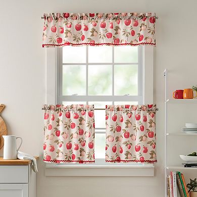 Curtainworks Honey Crisp 2-Piece Poletop Tier Set