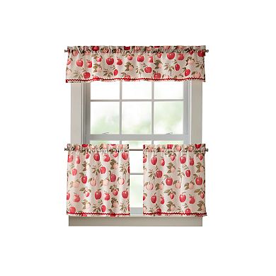 Curtainworks Honey Crisp 2-Piece Poletop Tier Set