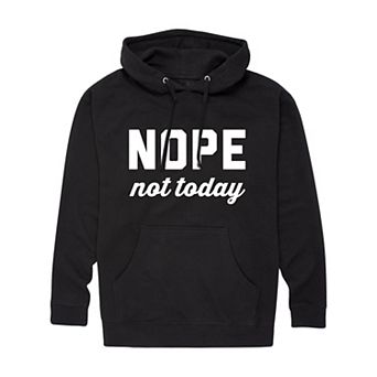 Big & Tall Nope Not Today Fleece Graphic Hoodie