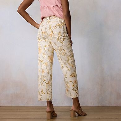 Women's LC Lauren Conrad Ultra High Rise Straight Ankle Jeans