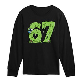 Boys 8-20 67 Slime Long Sleeve Graphic Tee