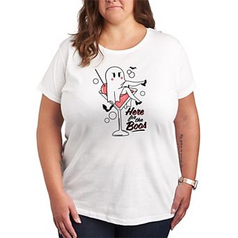 Plus Size Here for the Boos Ghost Graphic Tee