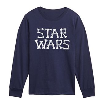Boys 8-20 Star Wars Bones Logo Long Sleeve Graphic Tee