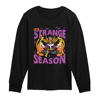 Boys 8-20 Marvel Dr. Strange It's Strange Season Long Sleeve Graphic Tee