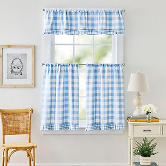 Curtainworks Buffalo Plaid Tier Pair