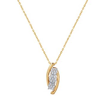 Diamond Essentials 1/4 Carat T.W Lab Grown Diamond Pendant Necklace