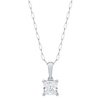 Diamond Essentials 1 Carat T.W. Lab Grown Diamond Solitaire Pendant Necklace