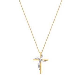 Diamond Essentials 1/4 Carat T.W. Round Lab Grown Diamond Pendant Necklace