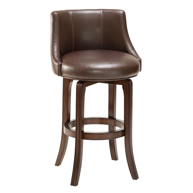 Napa Valley Swivel Counter Stool, Brown, Furniture
