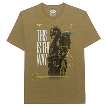 Big & Tall Star Wars Mandalorian This Is The Way Graphic Tee