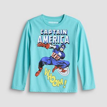 Boys 4-12 Jumping Beans® Captain America Graphic Long Sleeve Tee