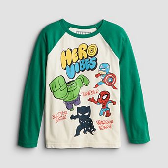 Boys 4-12 Jumping Beans® Marvel's Avengers Hero Vibes Long Sleeve Graphic Tee