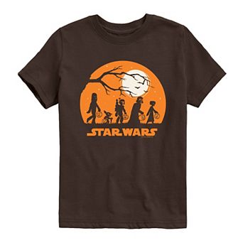 Boys 8-20 Star Wars Trick Or Treat Halloween Silhouette Graphic Tee