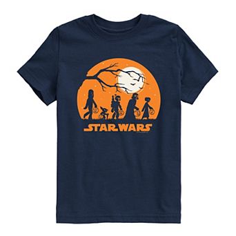 Boys 8-20 Star Wars Trick Or Treat Halloween Silhouette Graphic Tee