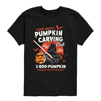 Boys 8-20 Star Wars Darth Vader Pumpkin Carving Club Graphic Tee