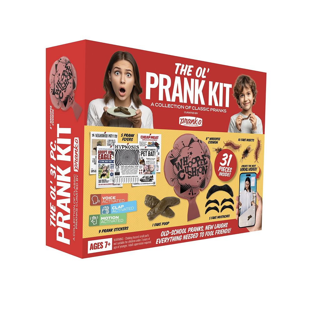 PRANK PROJECT チュール Prank-O Vintage Prank Kit 31-Piece Classic Gag Set