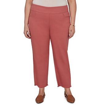 Plus Size Alfred Dunner Camden Market Rosewood Super Stretch Ankle Jeans